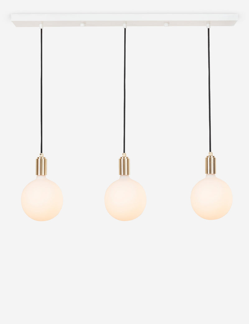 Suspension minimaliste Wry en blanc thermolaqué acier - Blanc thermolaqué acier