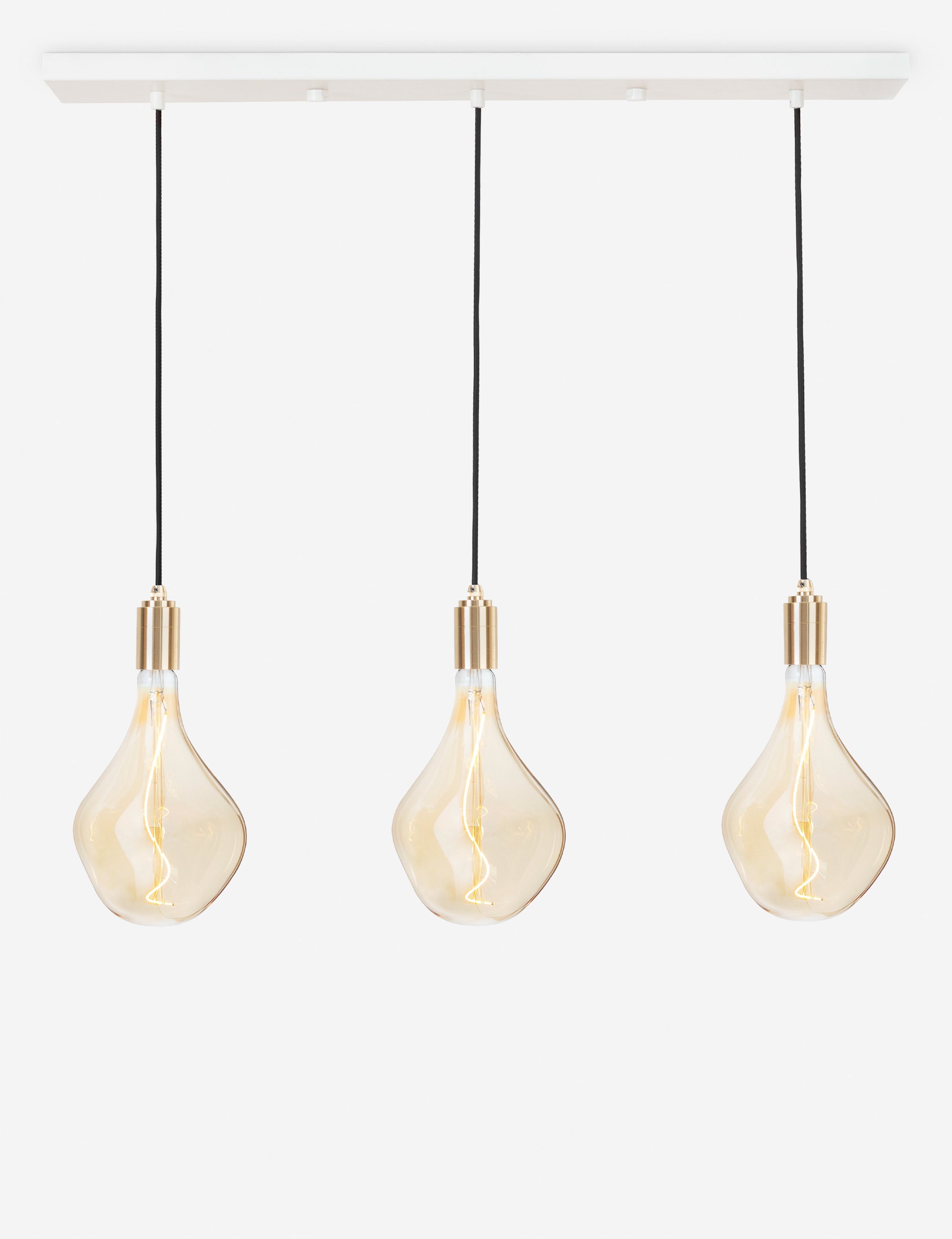 Suspension minimaliste Truls en blanc thermolaqué acier - Blanc thermolaqué acier