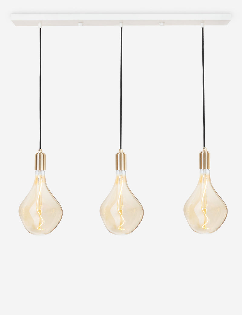 Suspension minimaliste Truls en blanc thermolaqué acier - Blanc thermolaqué acier