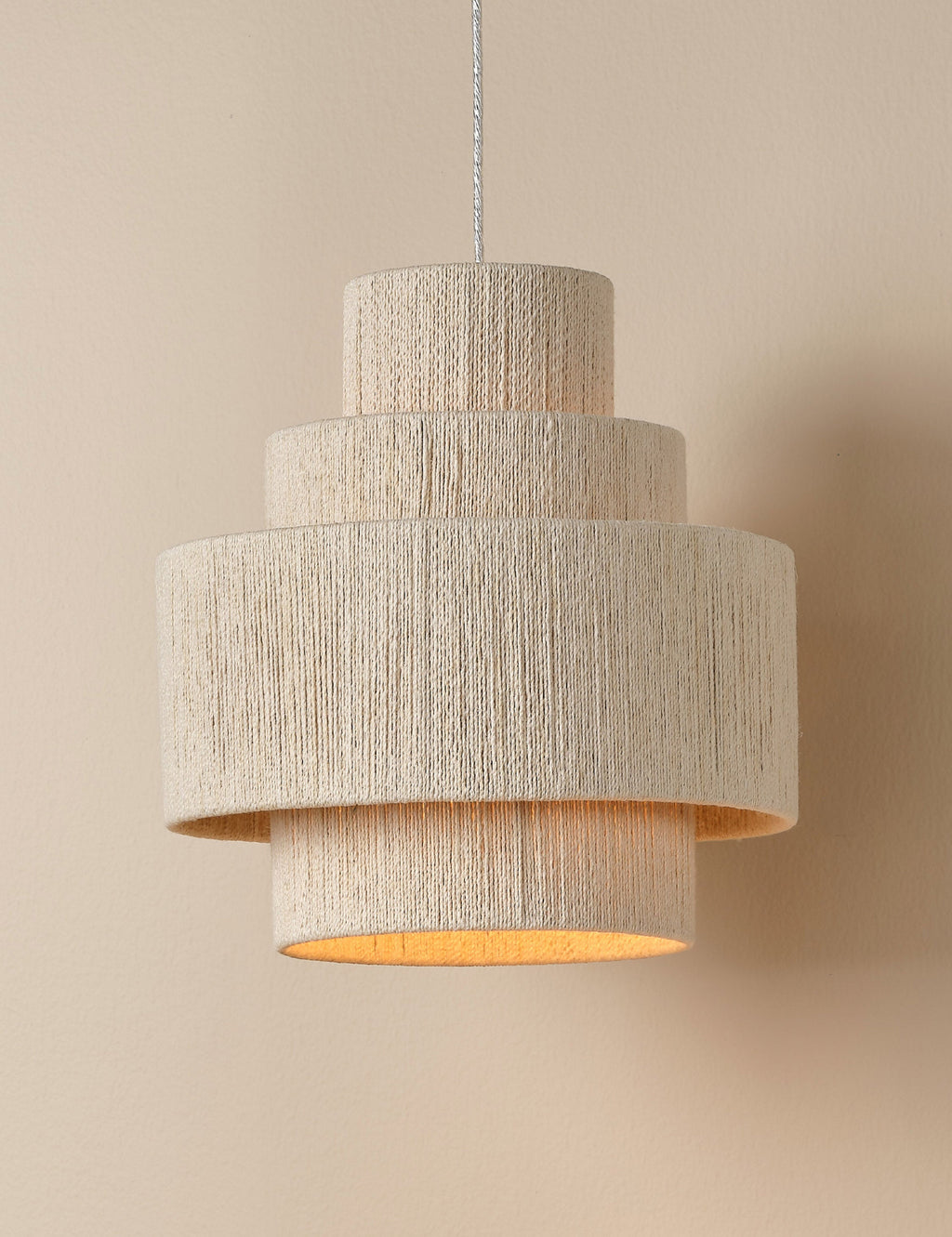 Suspension classique Torleif en 100% coton naturel corde