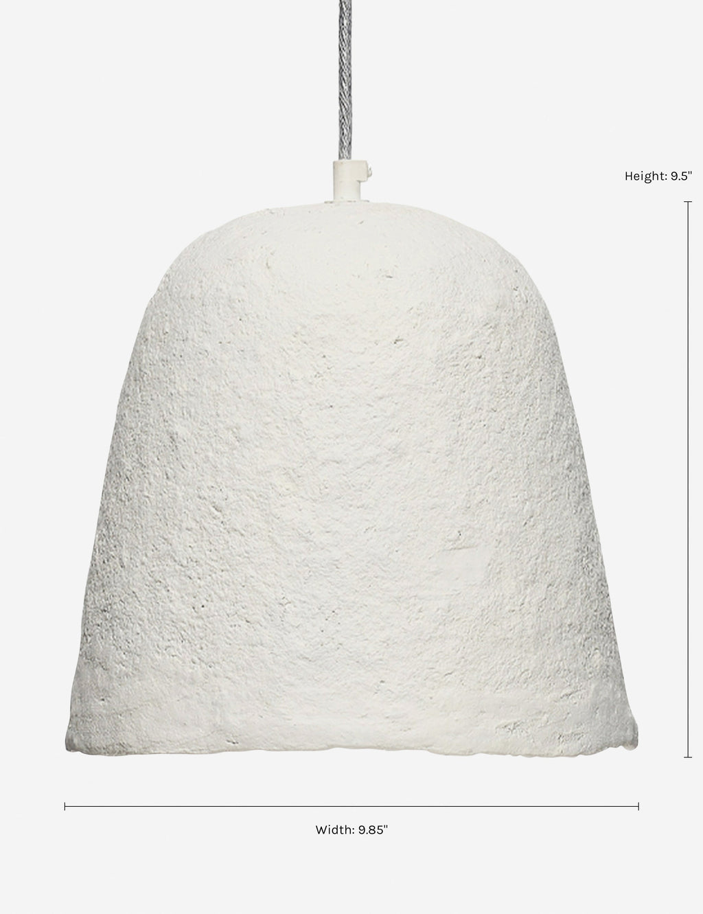 Suspension moderne Salin en papier mache