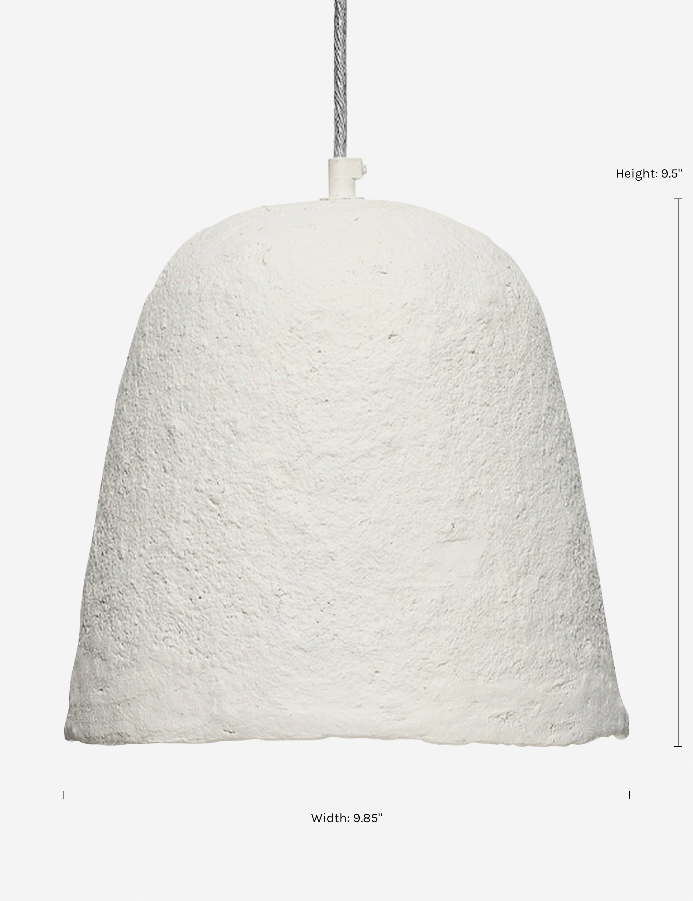 Suspension moderne Salin en papier mache