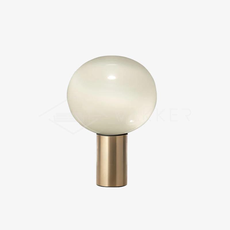 Lampe à poser moderne Hampus en Métal, Verre Cuivre