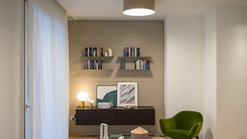 Lampe à poser moderne Hampus en Métal, Verre Cuivre