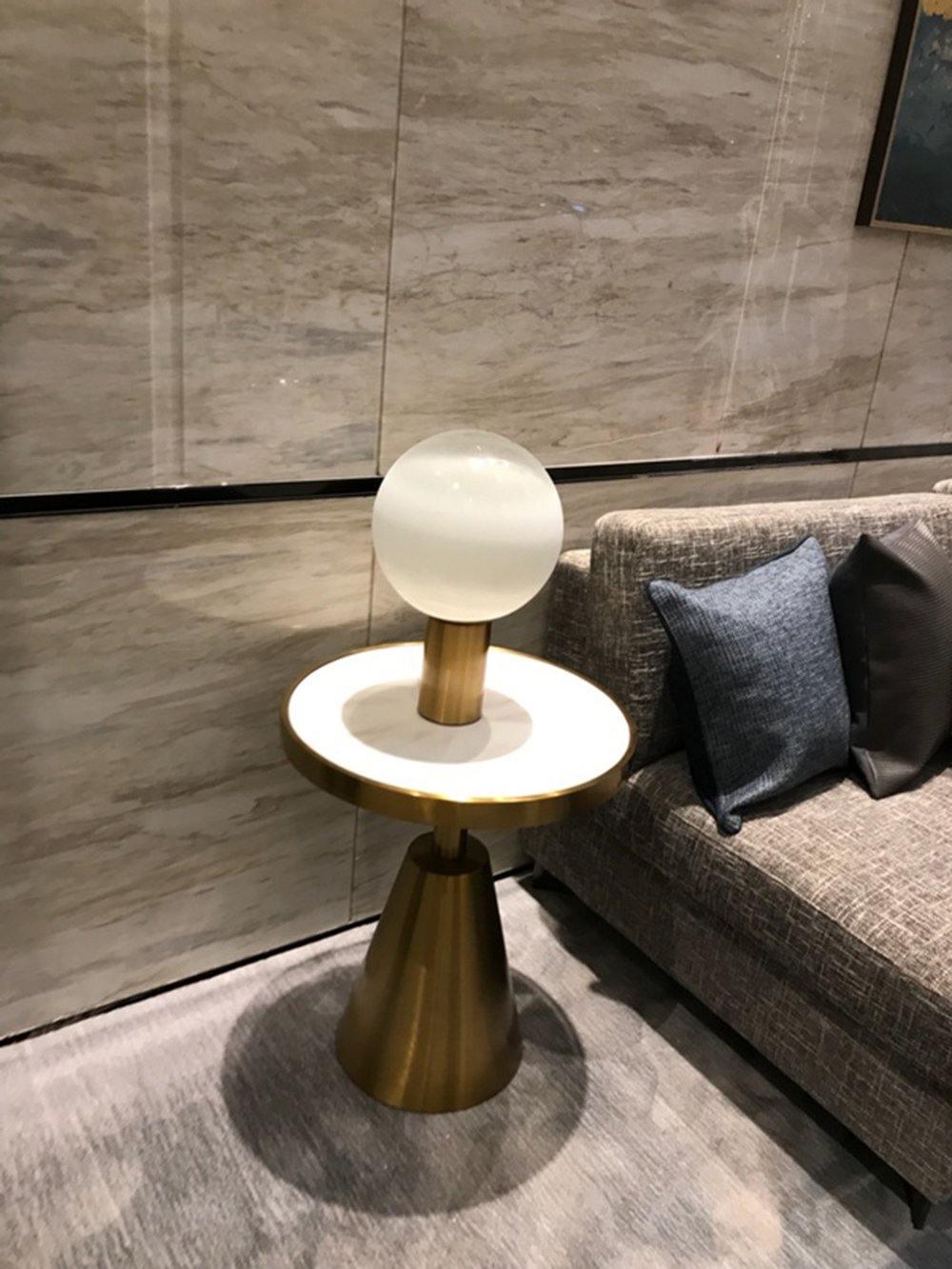 Lampe à poser moderne Hampus en Métal, Verre Cuivre