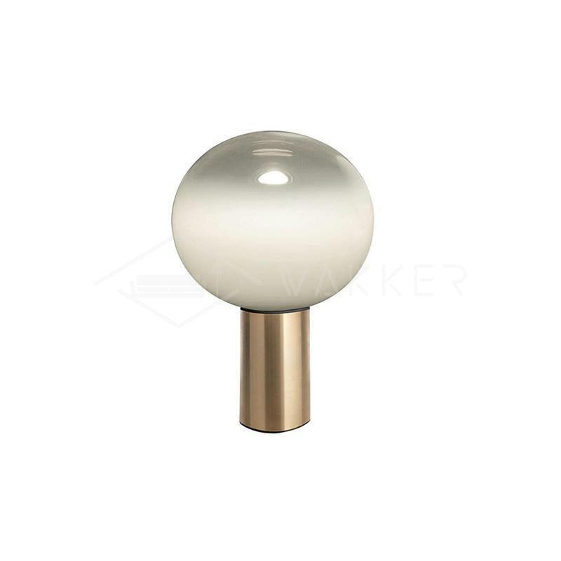 Lampe à poser moderne Hampus en Métal, Verre Cuivre