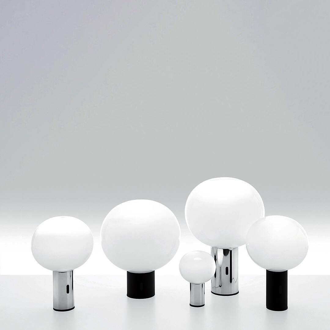 Lampe à poser moderne Hampus en Métal, Verre Cuivre