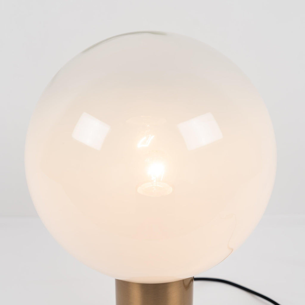 Lampe à poser moderne Hampus en Métal, Verre Cuivre