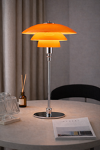 Lampe de Table LED Design Danoise en Verre et Métal