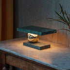 Lampe à poser moderne Xenon en pierre Noir