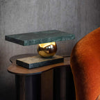 Lampe à poser moderne Xenon en pierre Noir