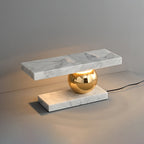 Lampe à poser moderne Xenon en pierre Vert