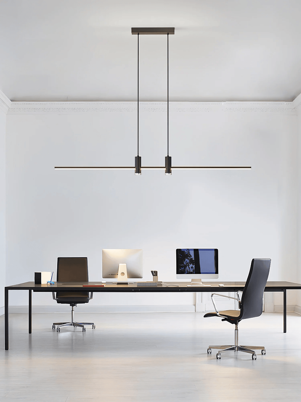 Suspension moderne Tarben en Métal, Gel de silice Noir