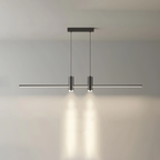 Suspension moderne Tarben en Métal, Gel de silice Noir