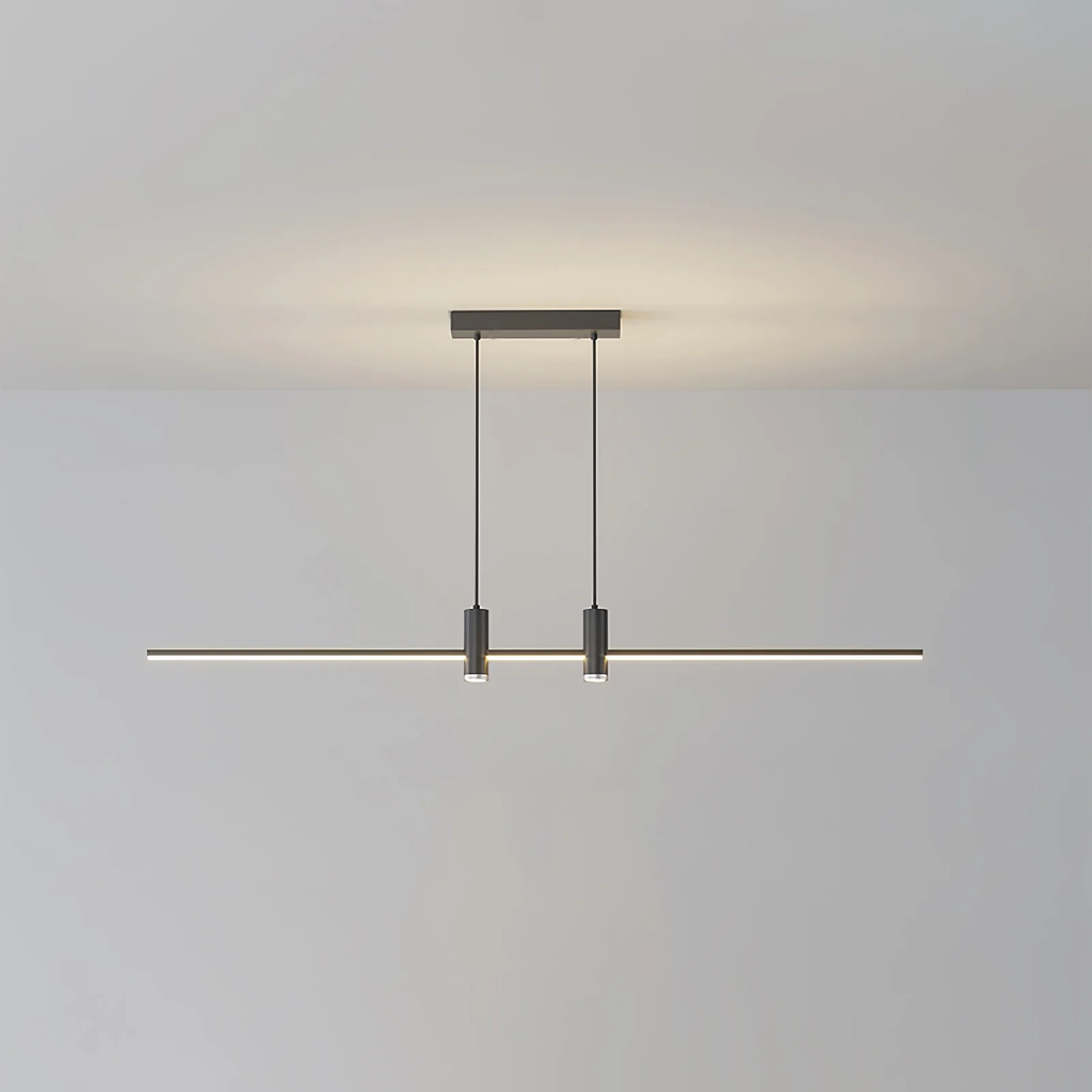 Suspension moderne Tarben en Métal, Gel de silice Doré