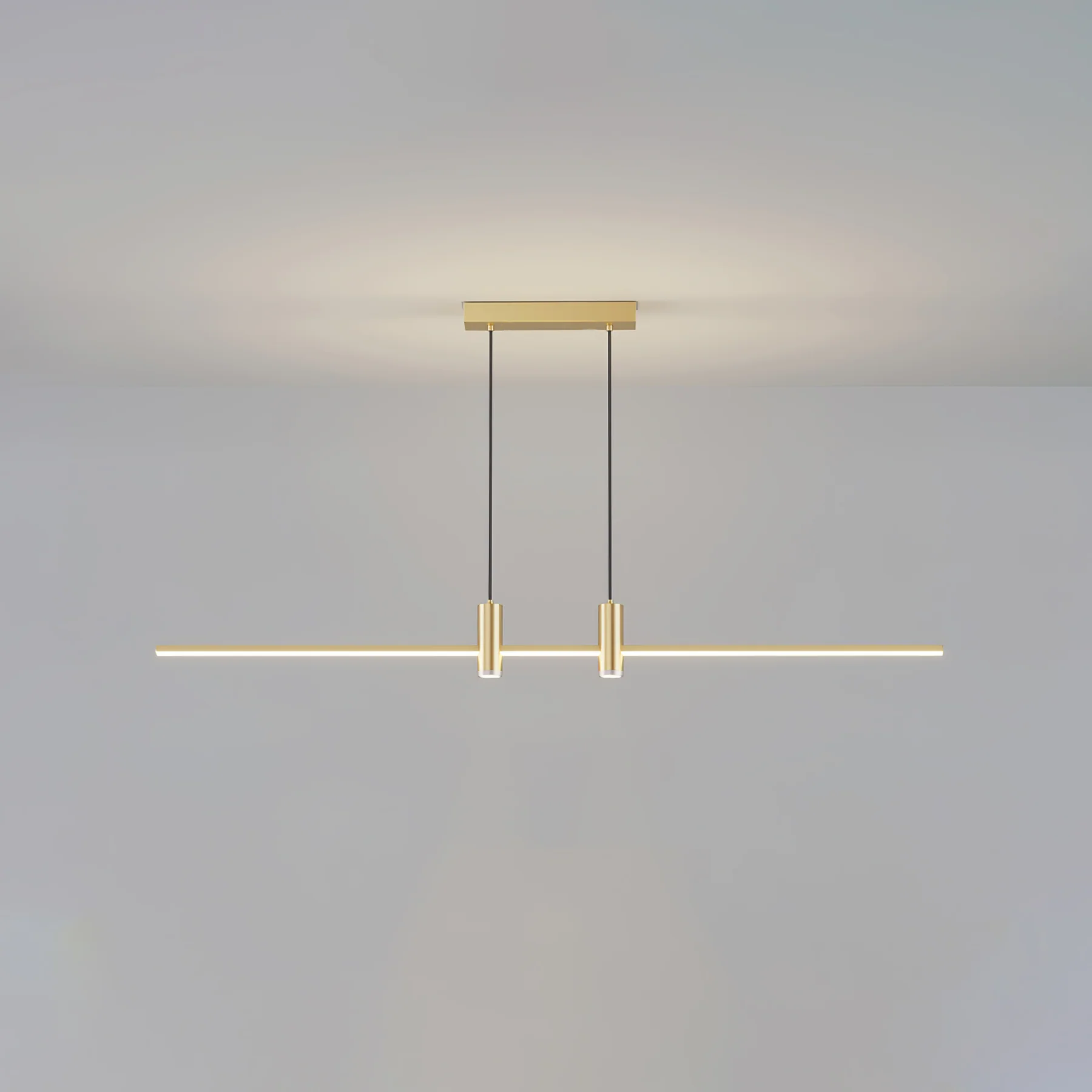 Suspension moderne Tarben en Métal, Gel de silice Doré