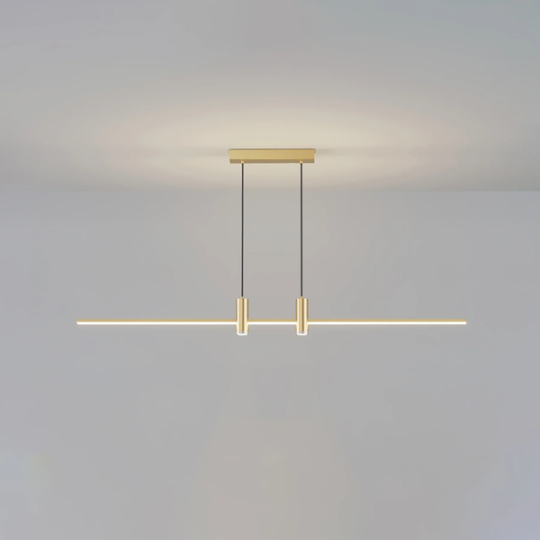 Suspension moderne Tarben en Métal, Gel de silice Doré