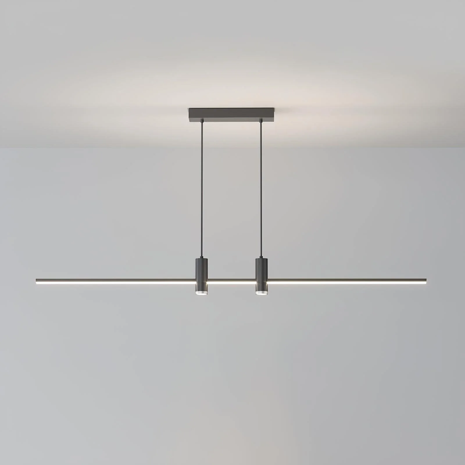 Suspension moderne Tarben en Métal, Gel de silice Doré