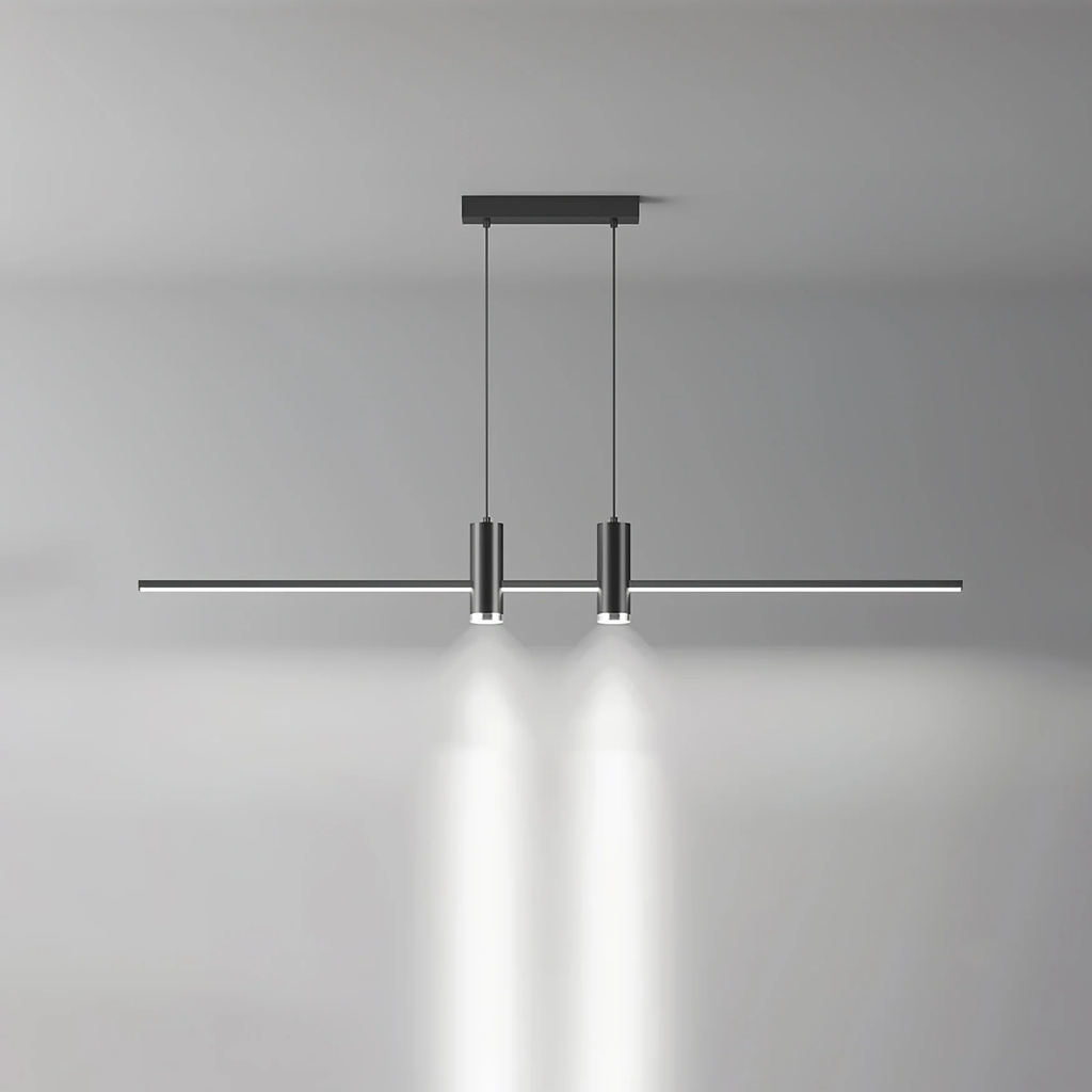 Suspension moderne Tarben en Métal, Gel de silice Doré