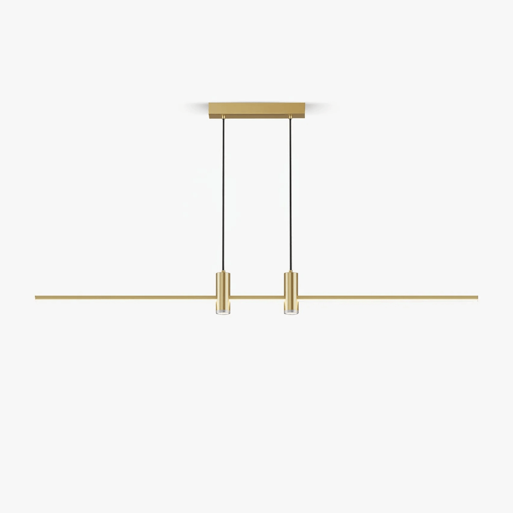 Suspension moderne Tarben en Métal, Gel de silice Doré