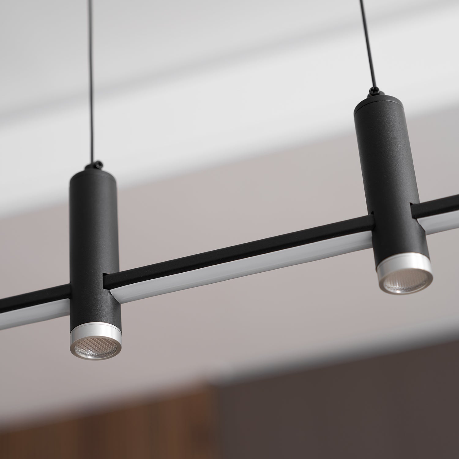 Suspension moderne Tarben en Métal, Gel de silice Doré
