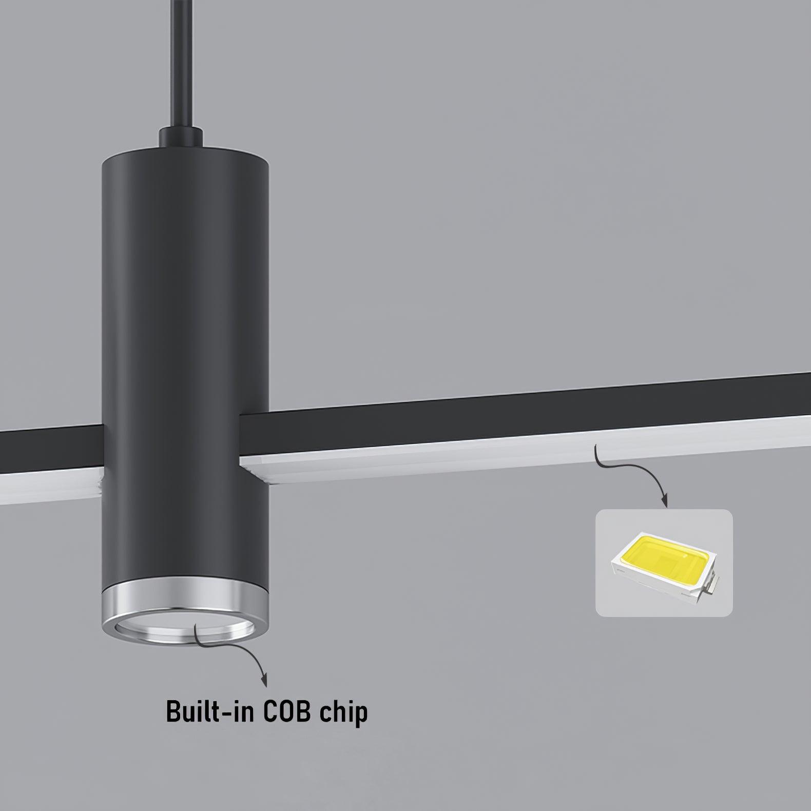 Suspension moderne Tarben en Métal, Gel de silice Doré