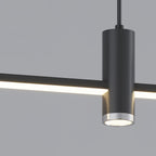 Suspension moderne Tarben en Métal, Gel de silice Noir