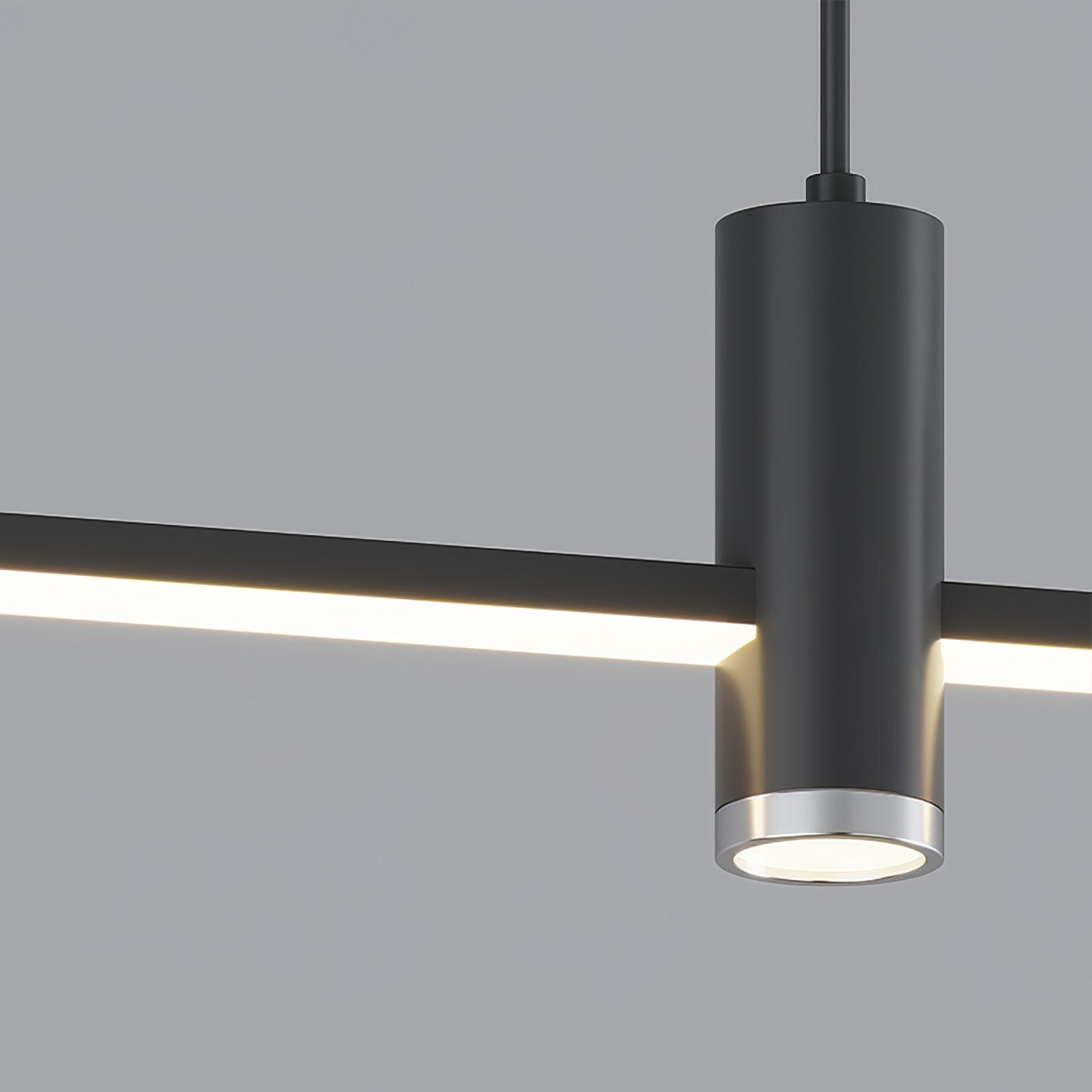 Suspension moderne Tarben en Métal, Gel de silice Doré