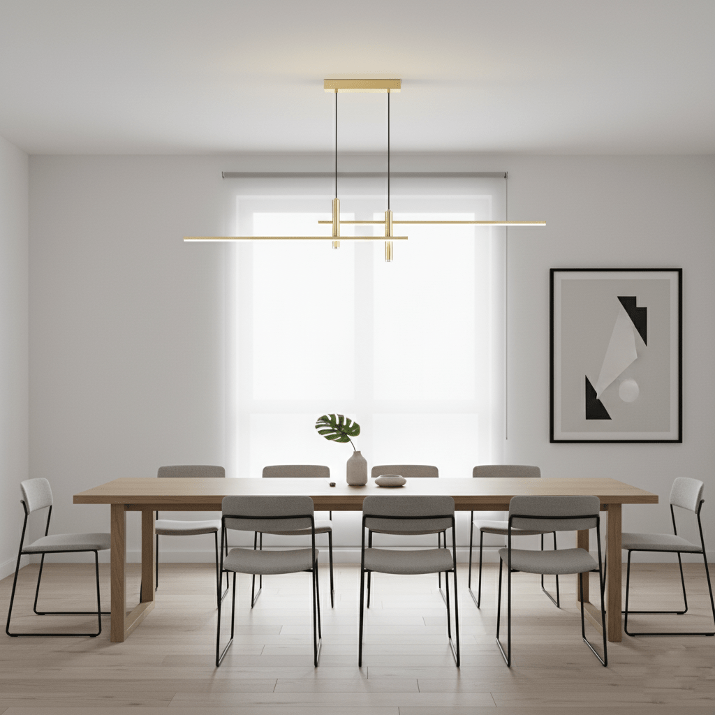 Suspension moderne Arho en Métal, Gel de silice Noir
