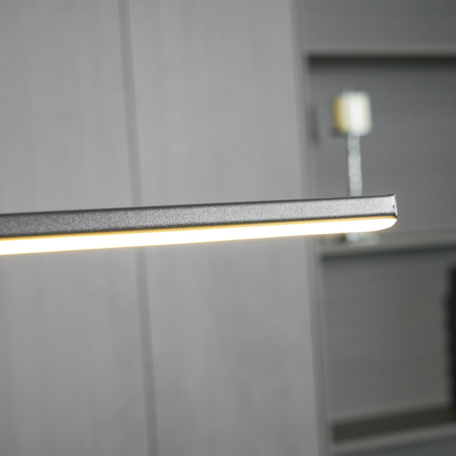 Suspension moderne Arho en Métal, Gel de silice Noir