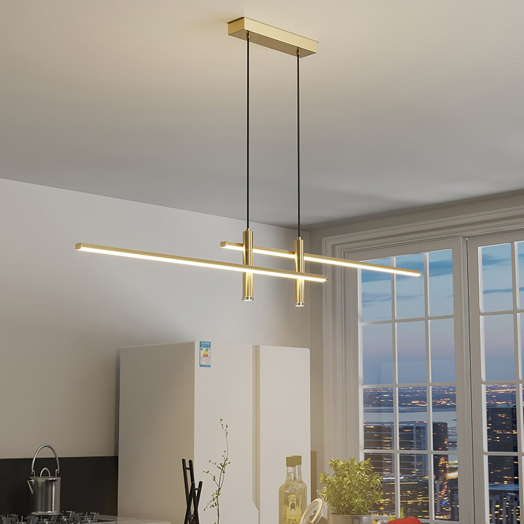 Suspension moderne Arho en Métal, Gel de silice Noir