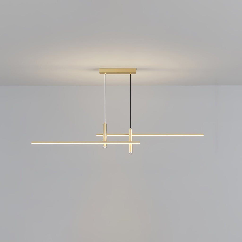 Suspension moderne Arho en Métal, Gel de silice Doré