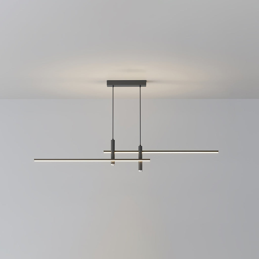 Suspension moderne Arho en Métal, Gel de silice Noir