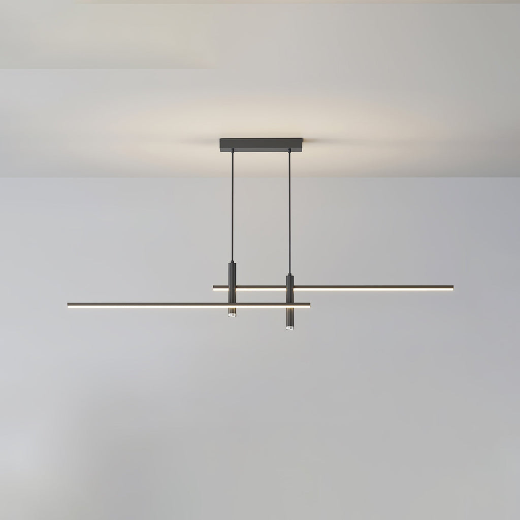 Suspension moderne Arho en Métal, Gel de silice Noir