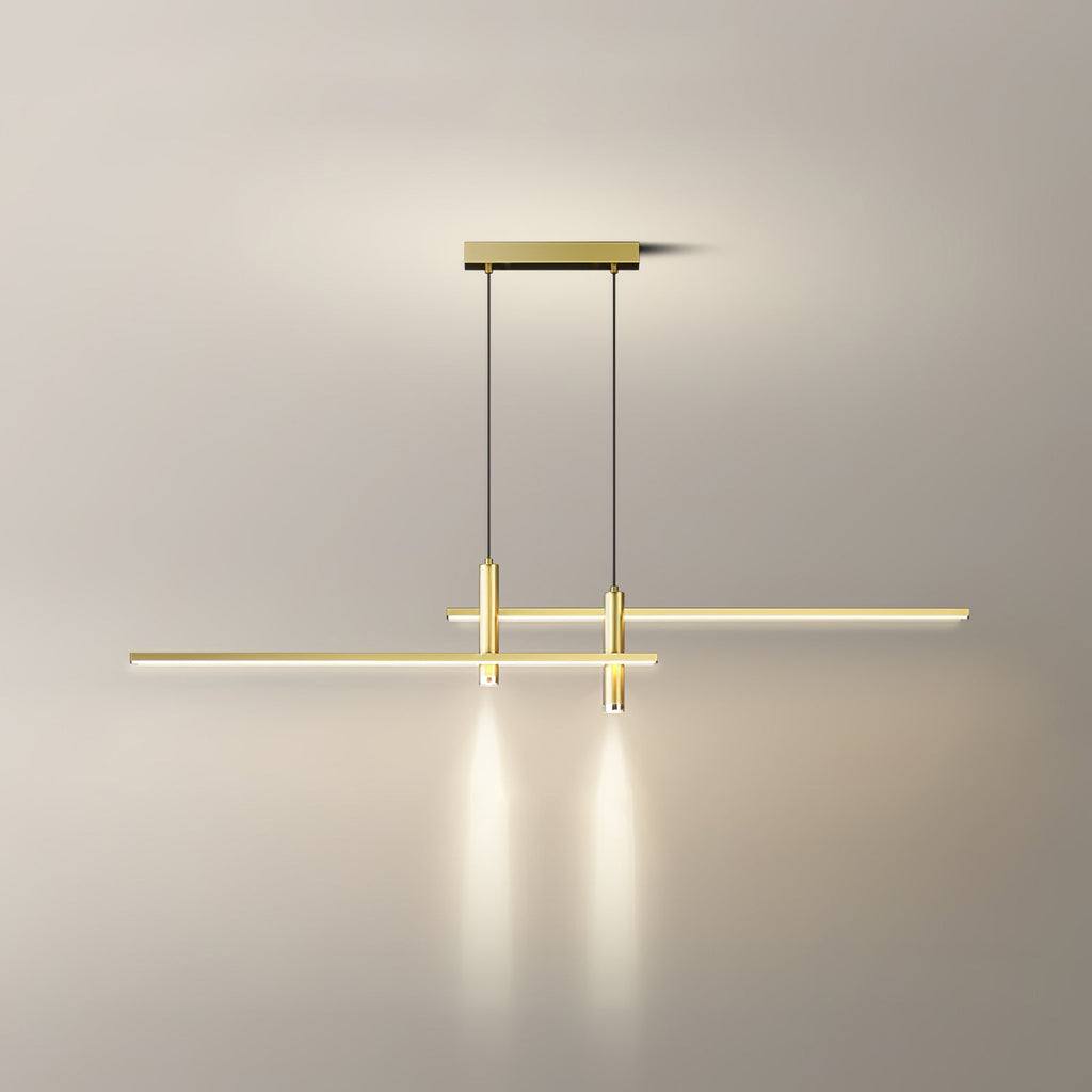 Suspension moderne Arho en Métal, Gel de silice Doré