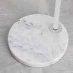 Lampadaire moderne Corwin en Marbre Blanc