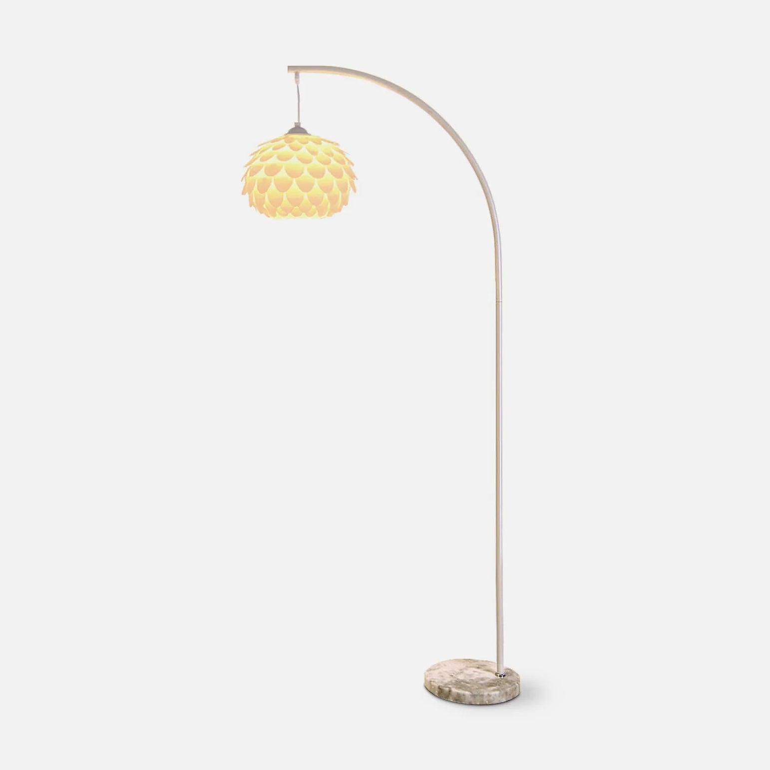 Lampadaire moderne Corwin en Marbre Blanc