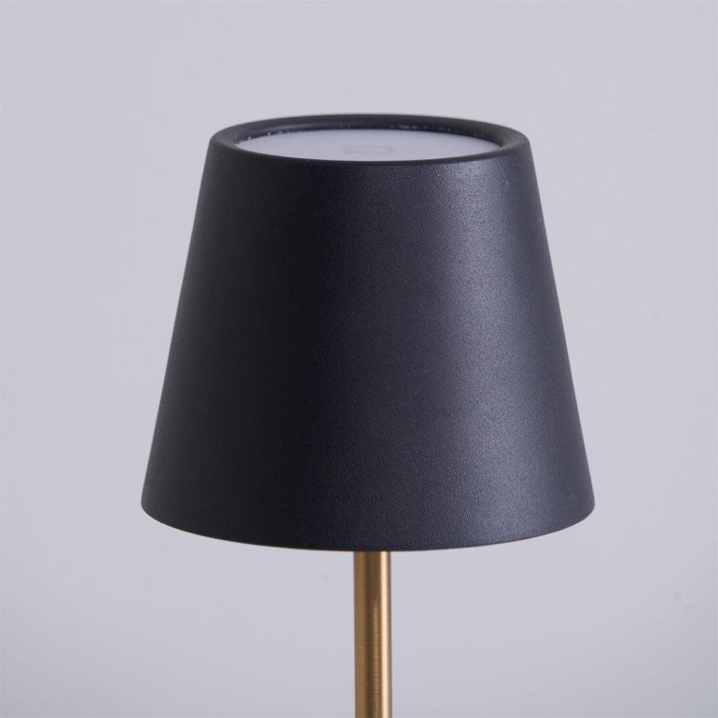 Lampe à poser moderne Alastair en Marbre Noir et doré