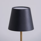 Lampe à poser moderne Alastair en Marbre Noir et doré