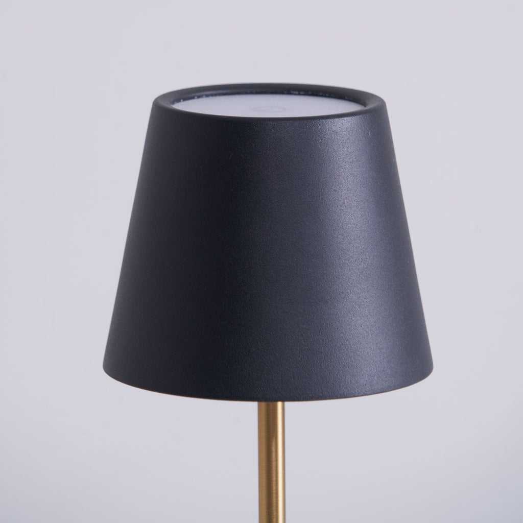Lampe à poser moderne Alastair en Marbre Noir et doré
