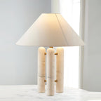Lampe à poser moderne Gunder en Marbre Blanc
