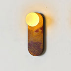 Applique murale moderne Aran en Marbre, Verre Marron
