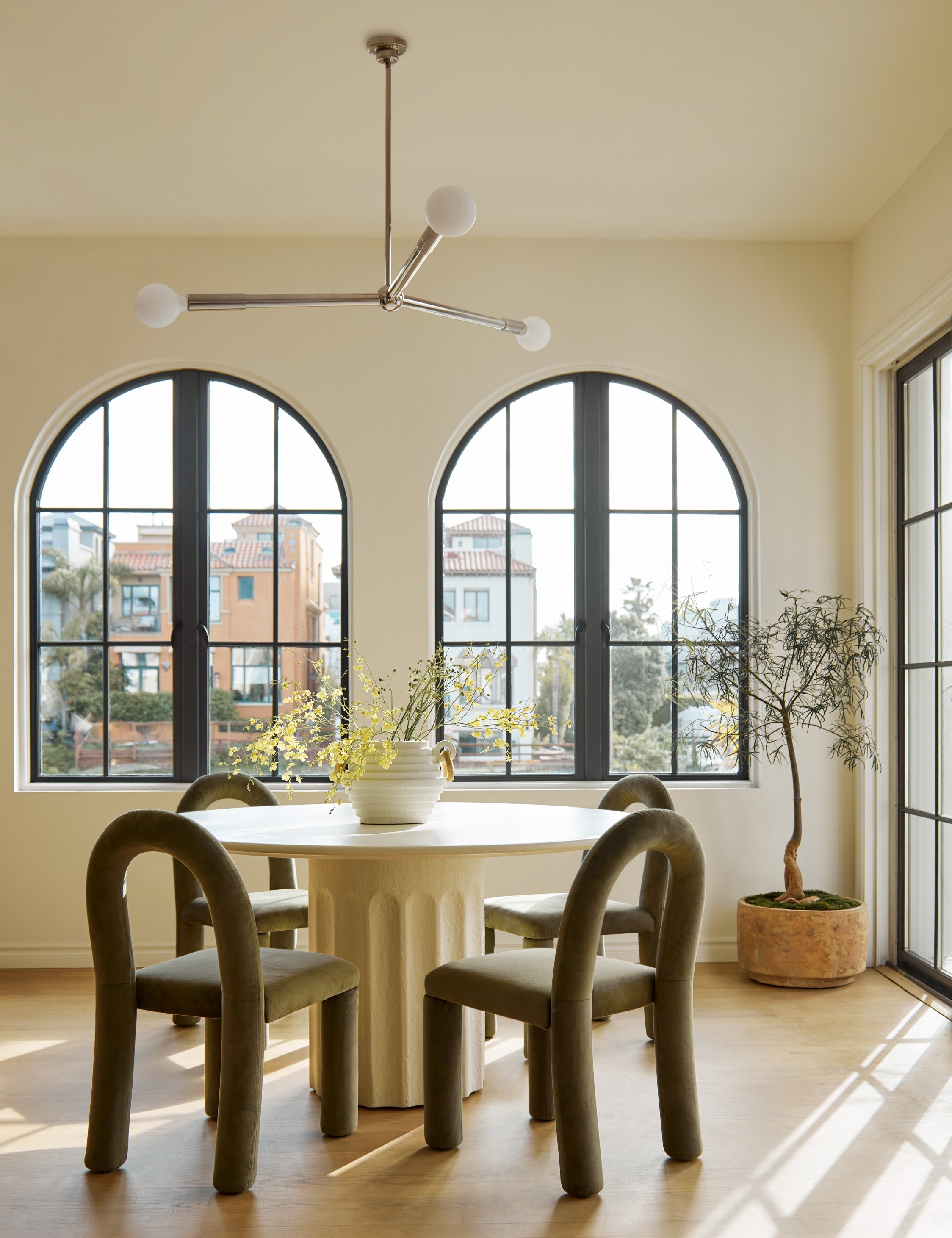 Lustre minimaliste Lane en nickel poli - Nickel poli
