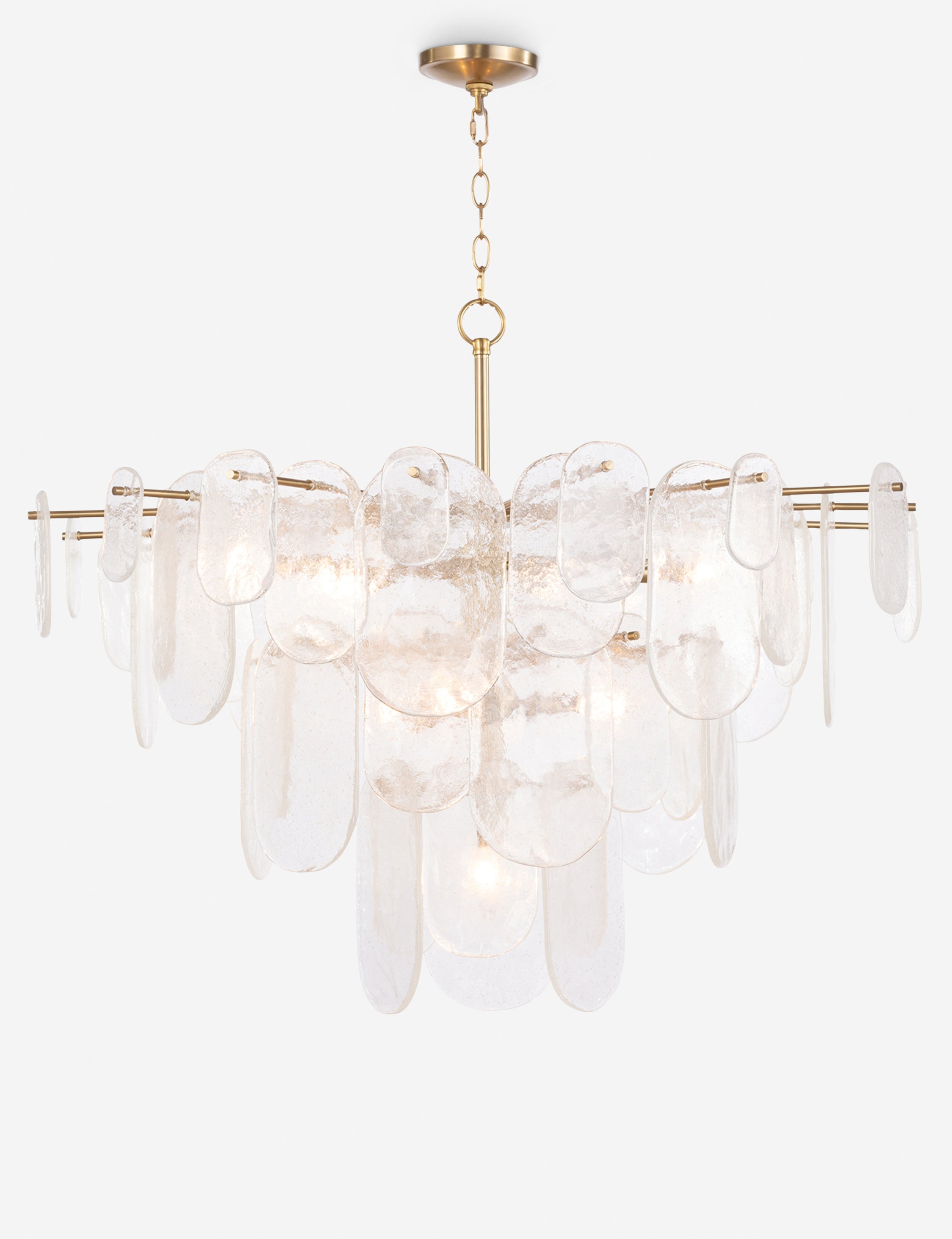 Lustre design Florek en laiton - Laiton