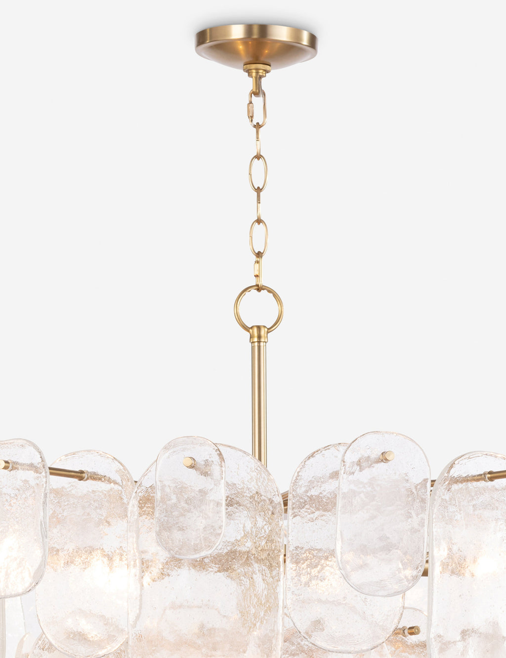 Lustre design Florek en laiton - Laiton