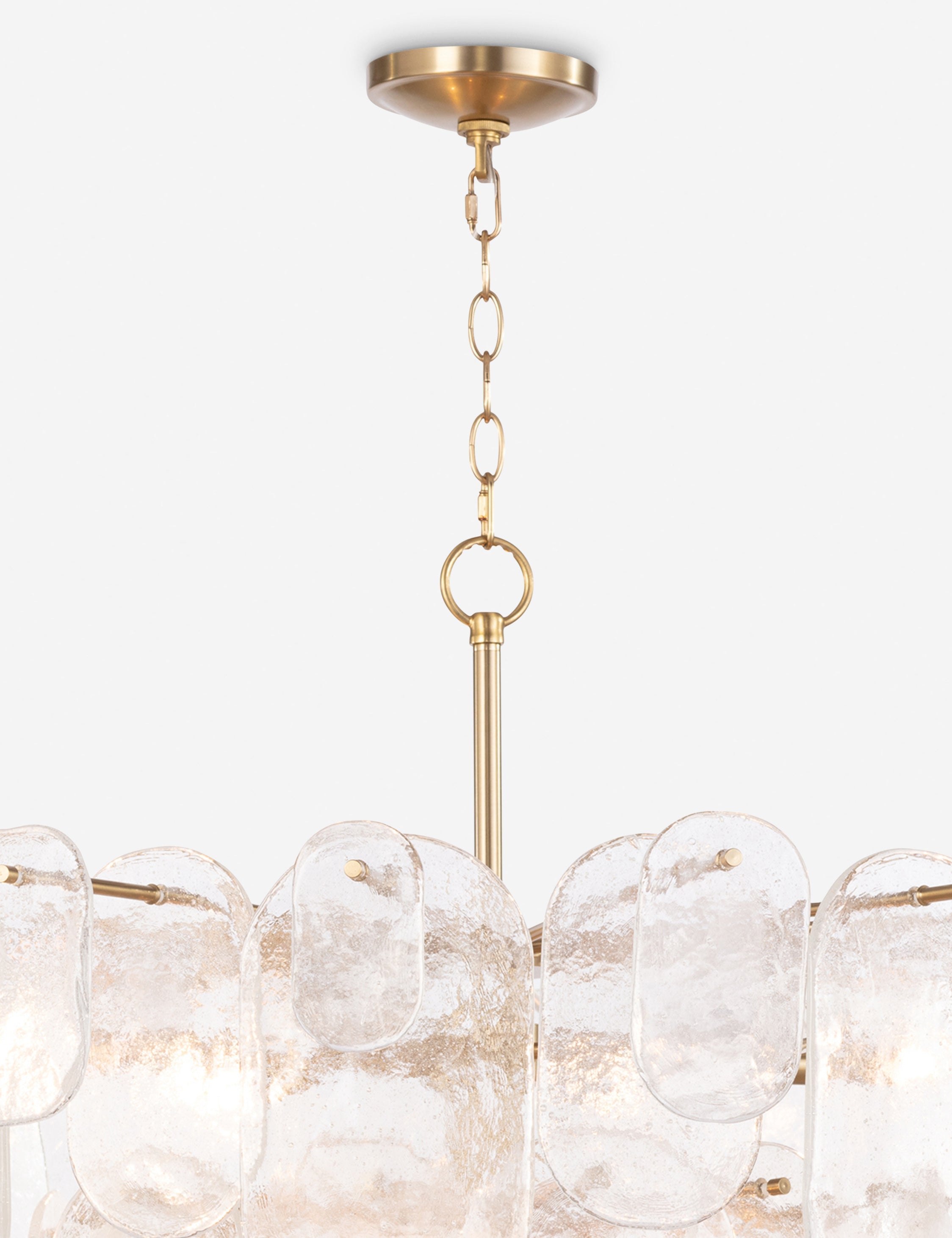 Lustre design Florek en laiton - Laiton