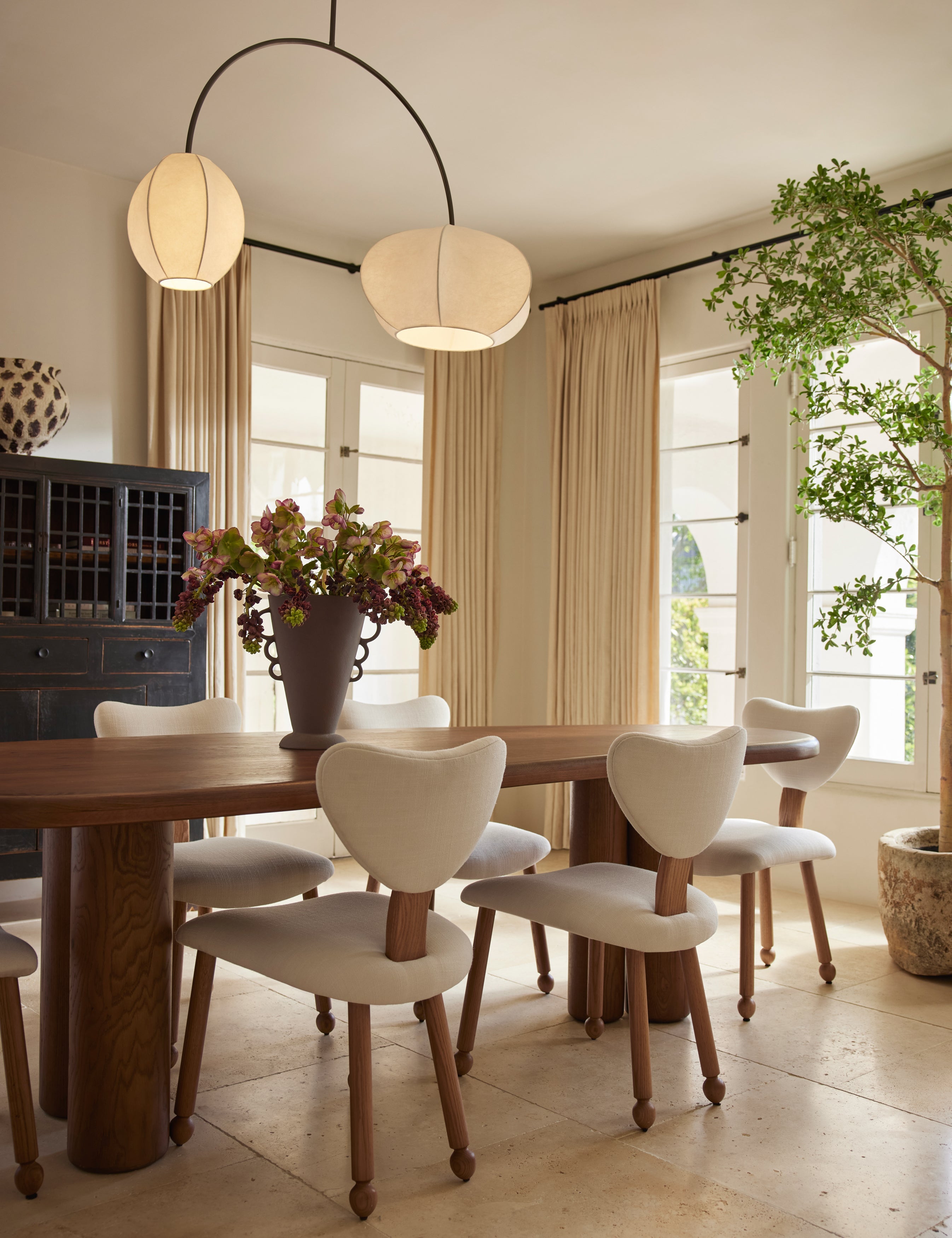 Lustre design Dale en étain foncé - Étain foncé