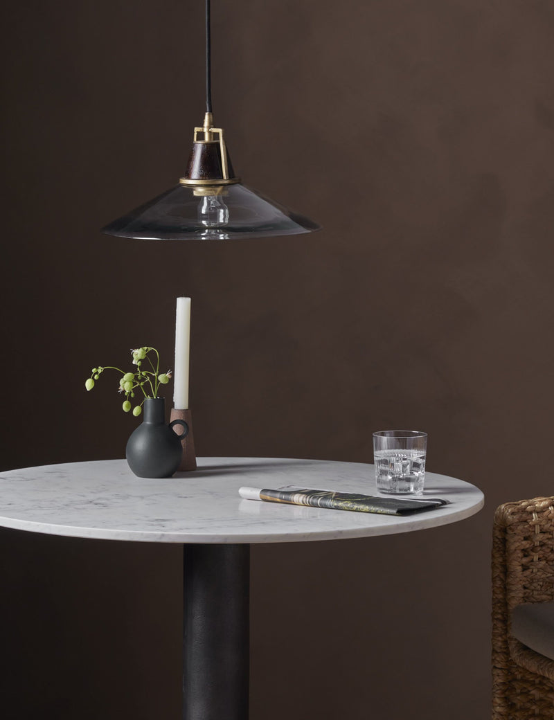 Suspension contemporain Cullen en verre - Verre