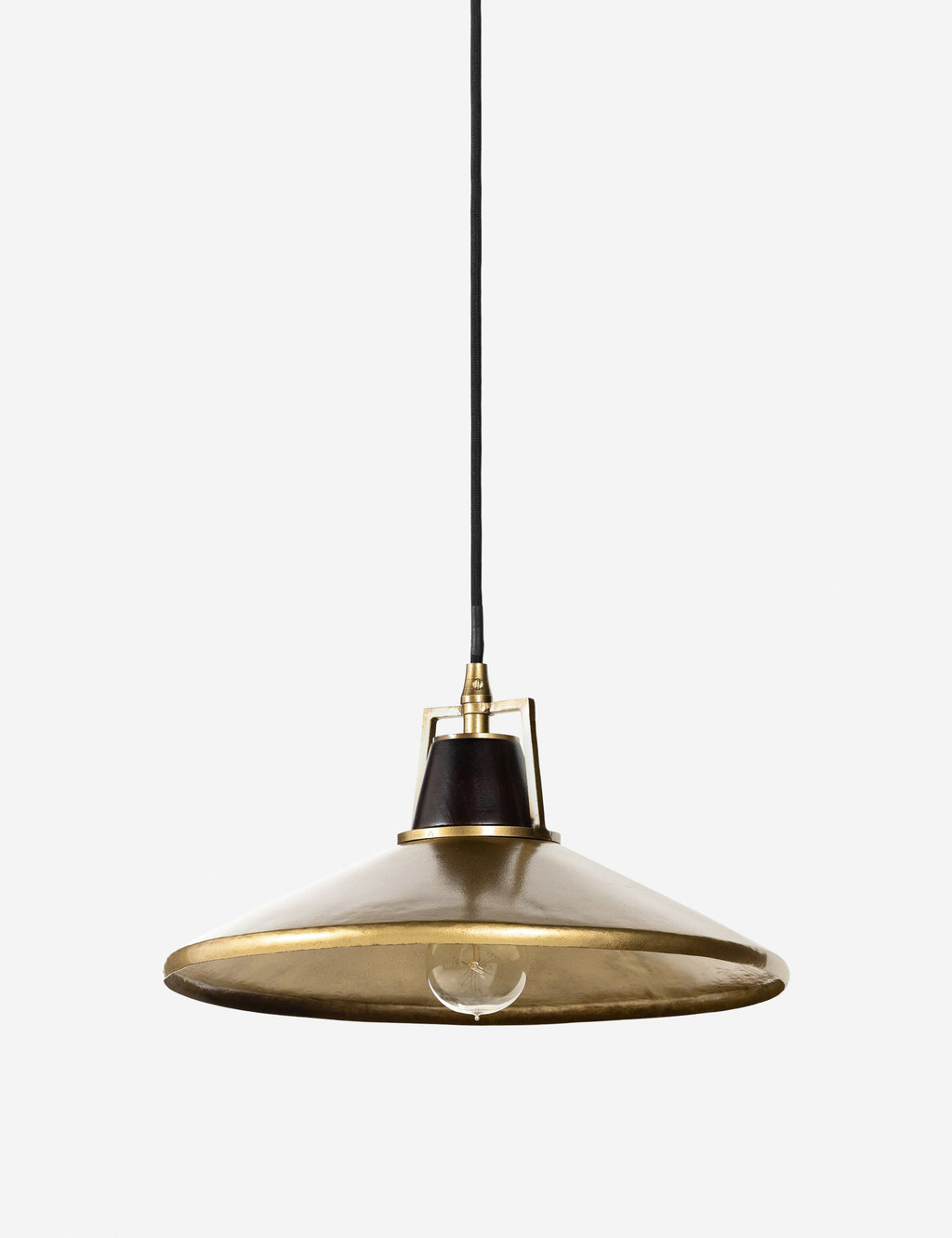 Suspension contemporain Cullen en laiton ancien - Laiton ancien