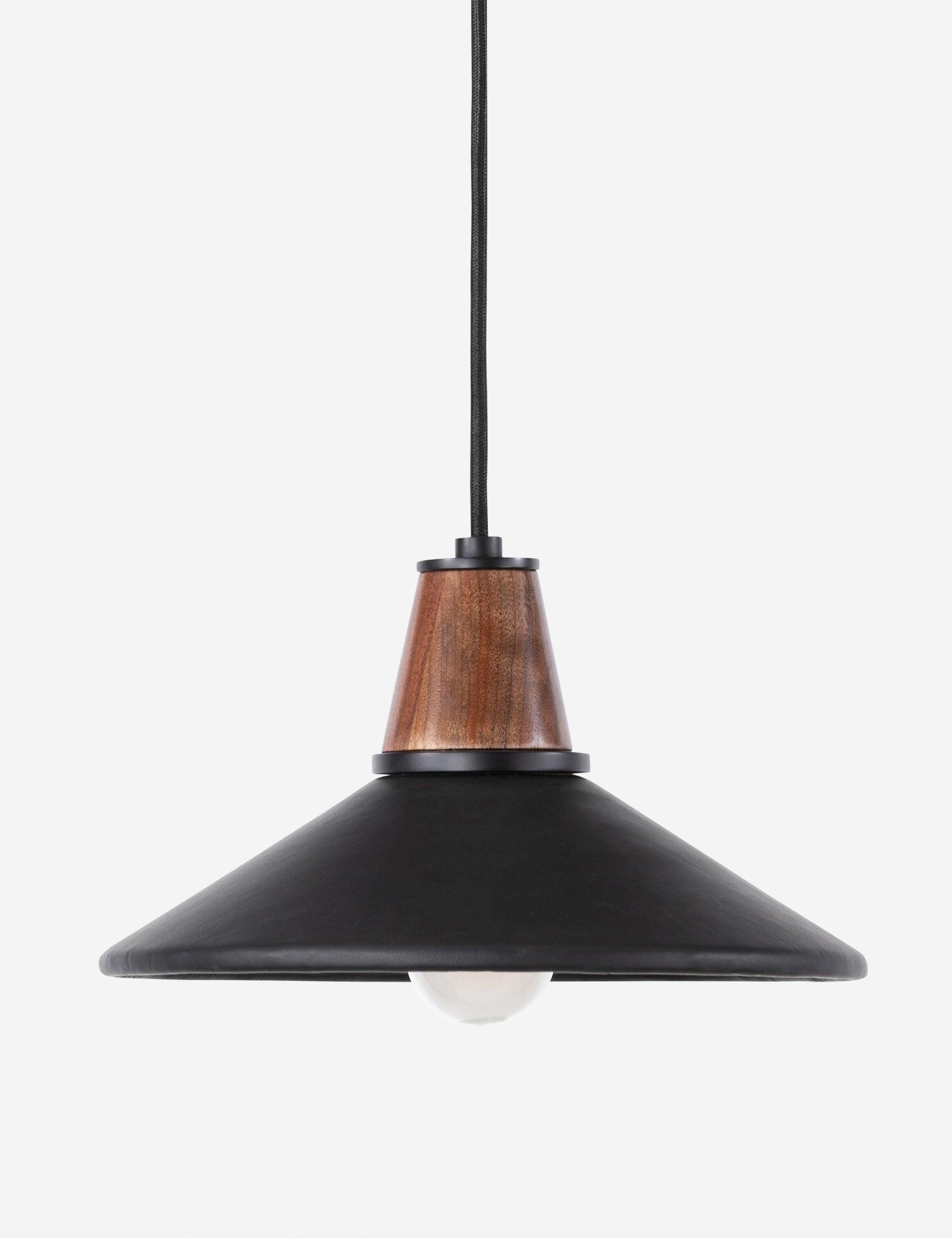 Suspension vintage Kauko en noir - Noir